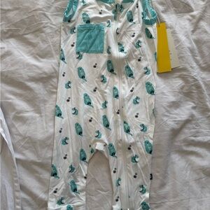 NEW Kyte Baby Robin Cuddle Sleeveless Zip Romper 2T